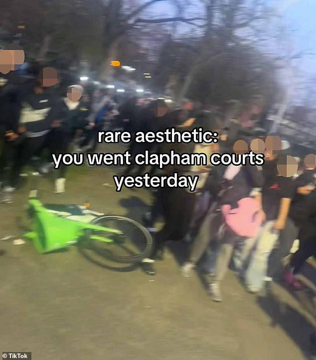 Moment mob of youths run riot in M&S store as police watch on powerless ...