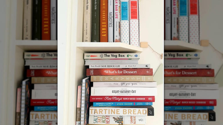 13 gorgeous ideas for displaying and organizing your favorite cookbooks