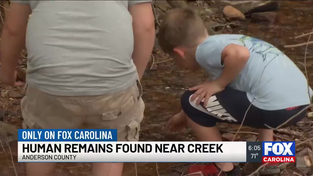 Young brothers describe finding human remains near SC creek