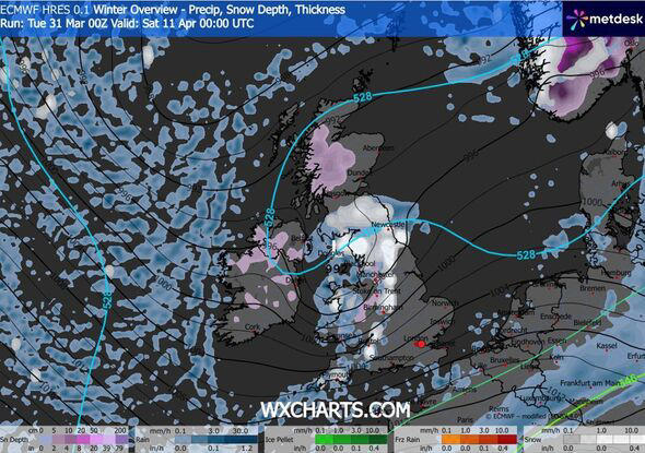 Snow maps show huge 48-hour blizzard burying 15 UK cities - full list