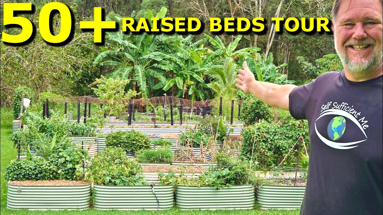 Epic home garden tour: Organic tips, experiments & harvests in a ...