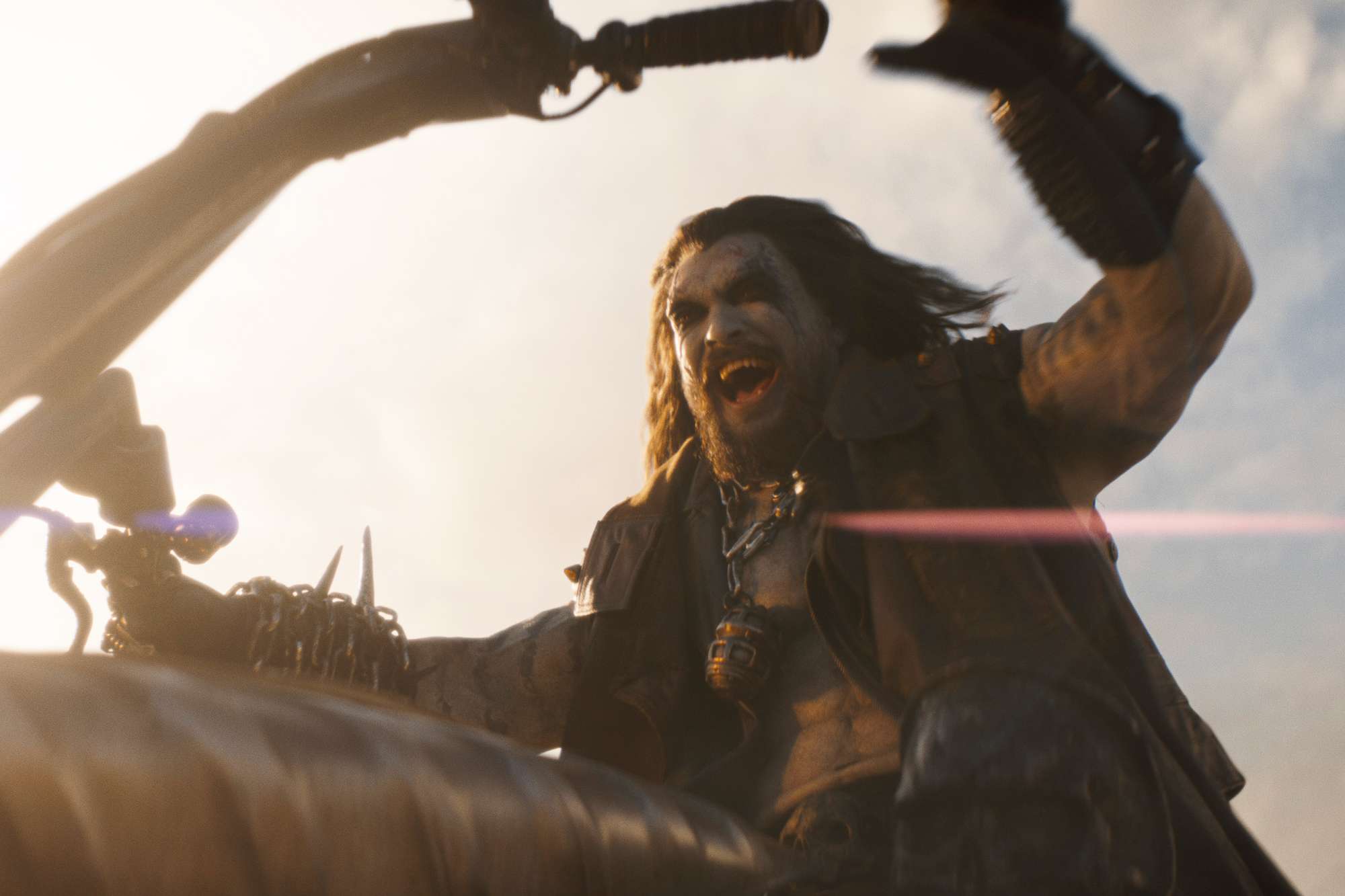 Jason Momoa goes buckwild as Lobo in 