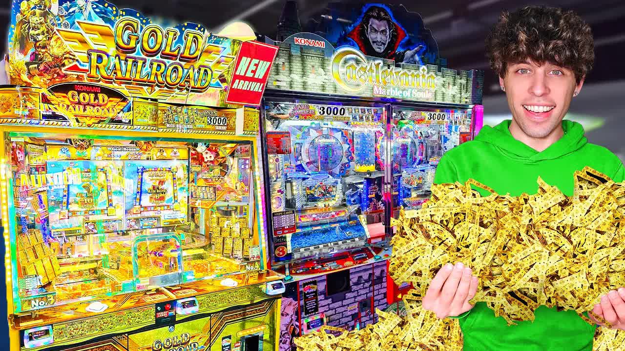 These rare coin pushers at Round One are insane