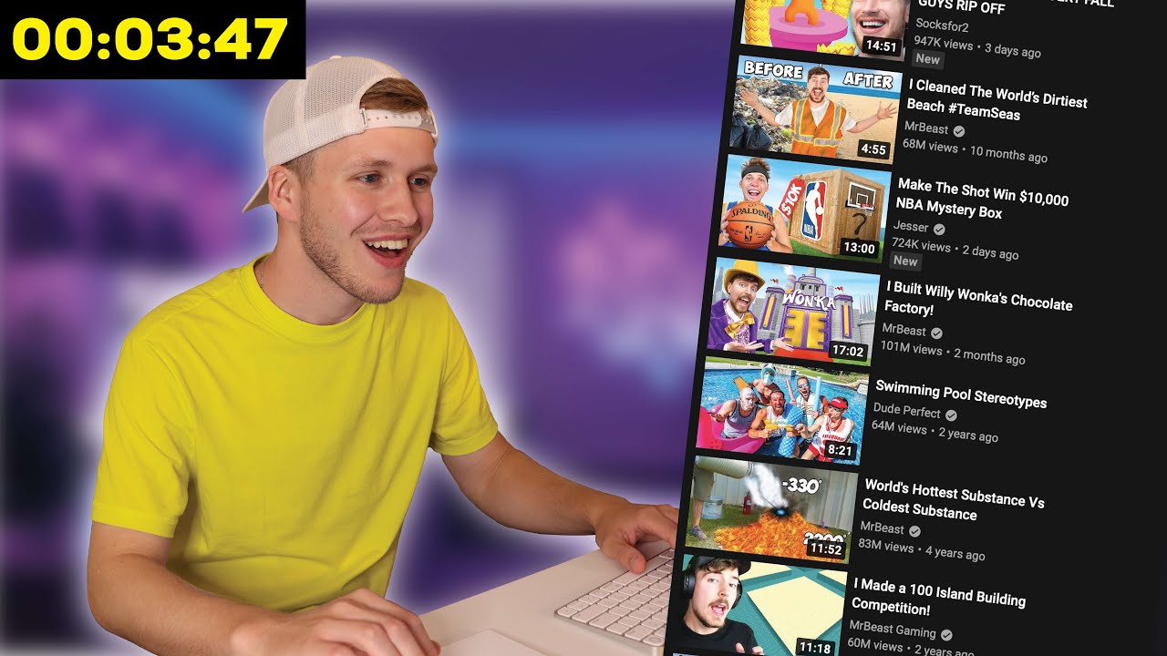 Speedrunning YouTube again