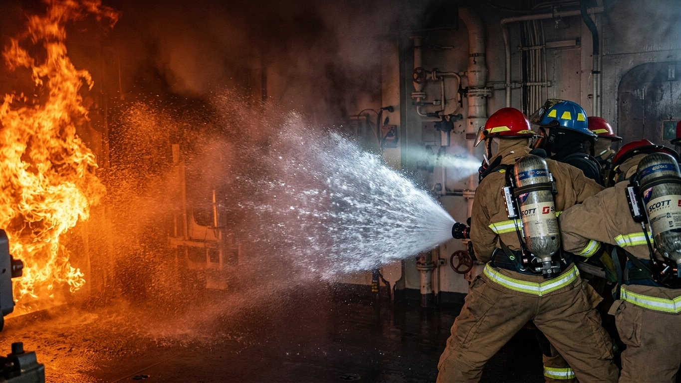 Watch how fire almost killed 600 US sailors near Iran