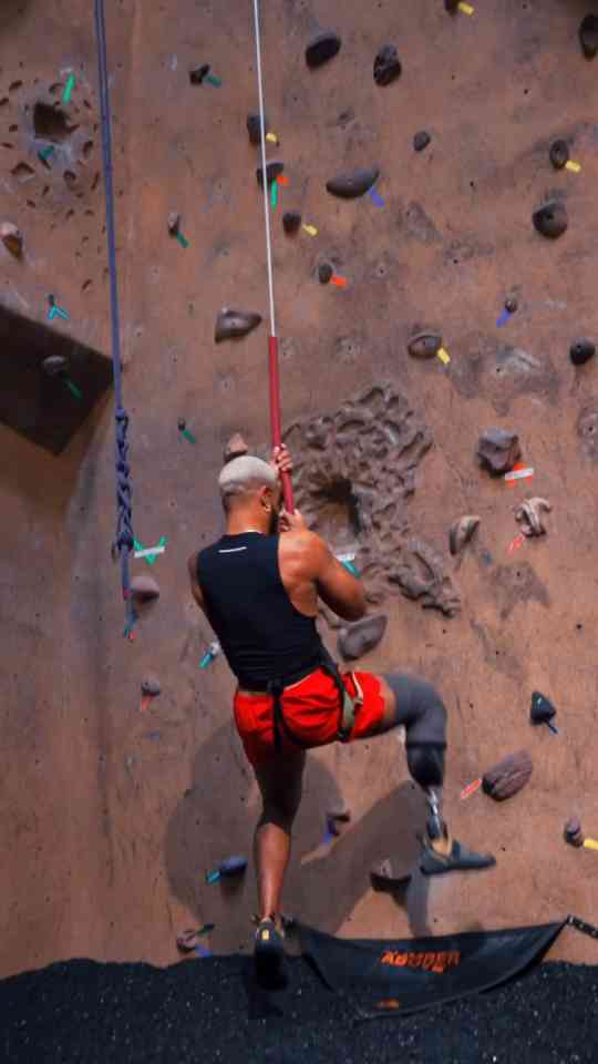 First time back on the rock wall since surgery and it felt like ...
