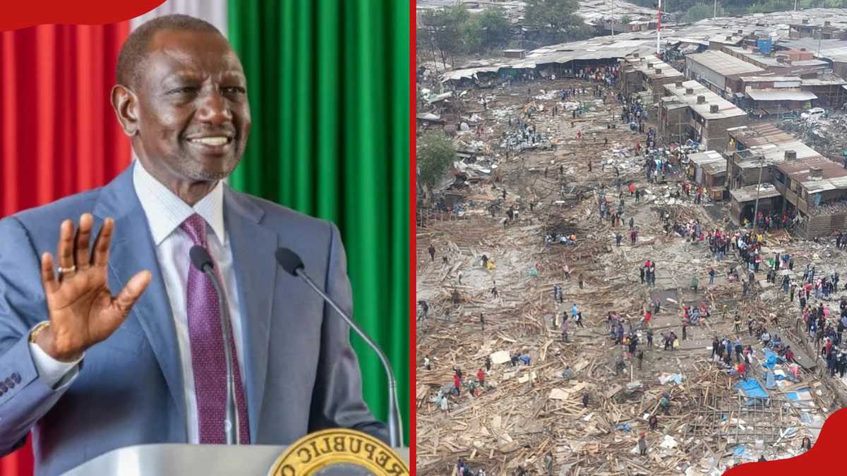 William Ruto subtly endorses demolition in Gikomba Market as traders ...