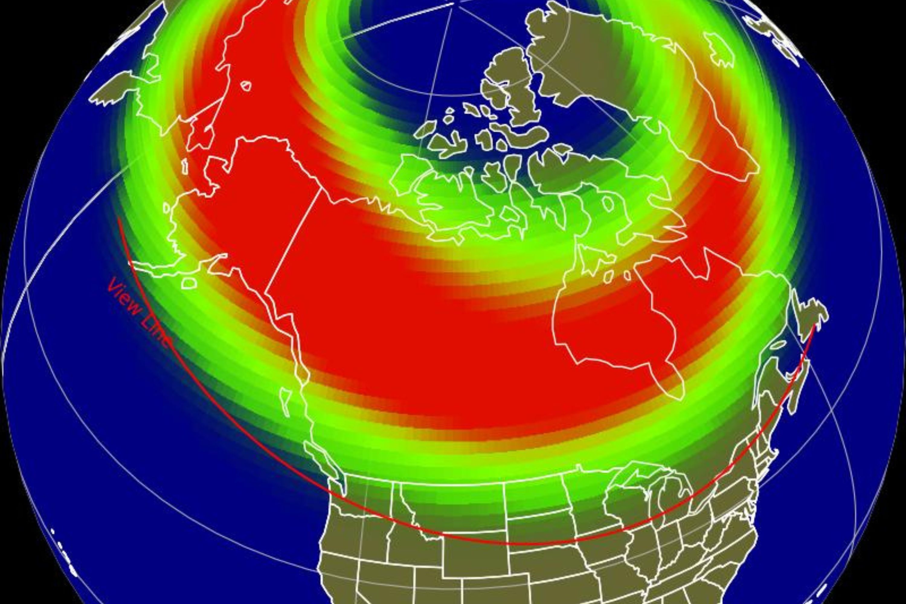 Map shows states where northern lights may appear tonight