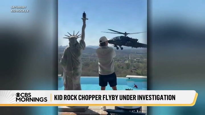 Army suspends aircrew after bonkers Kid Rock helicopter stunt<br>