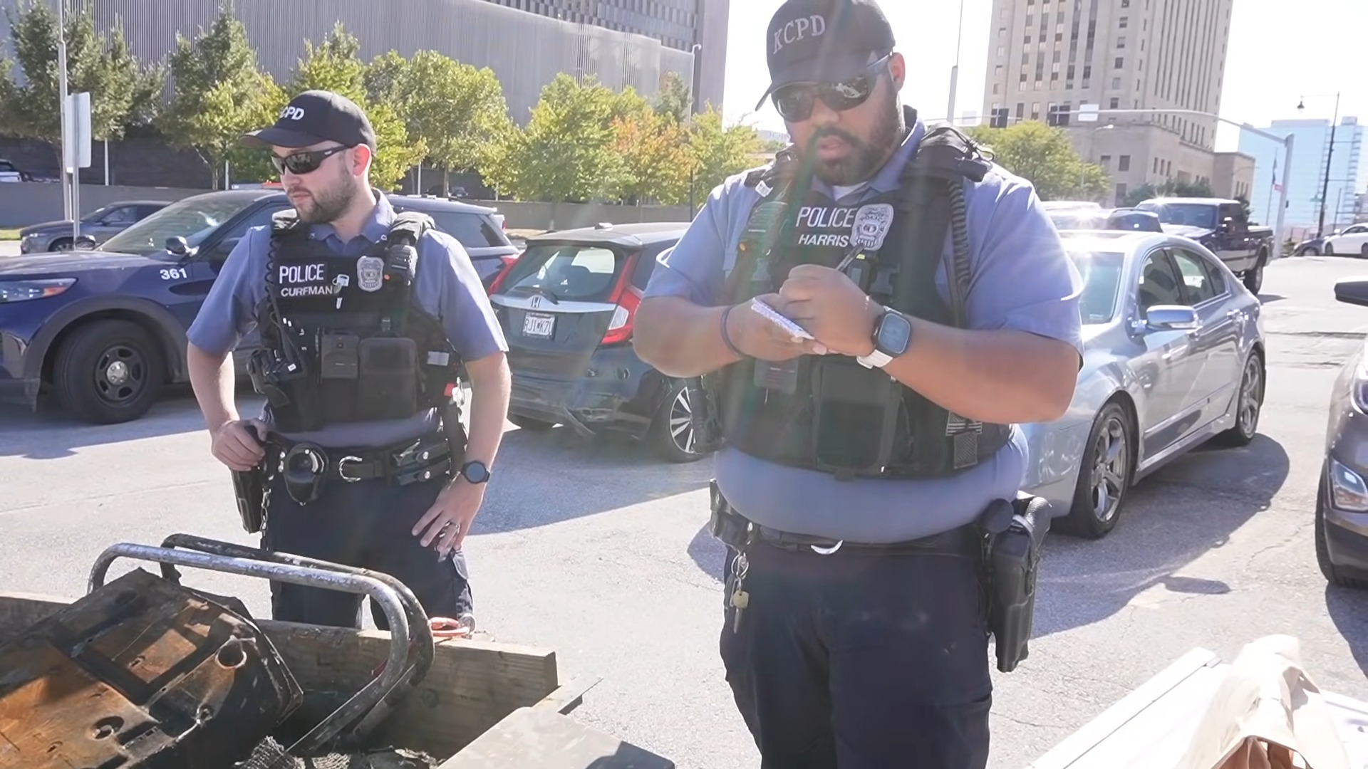 The serial number was clear and suddenly the gun became possible evidence<br><br>