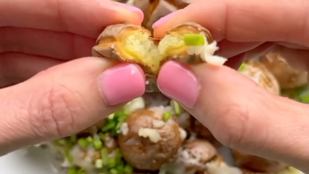 Mini jacket potatoes | Crispy skins, fluffy centers