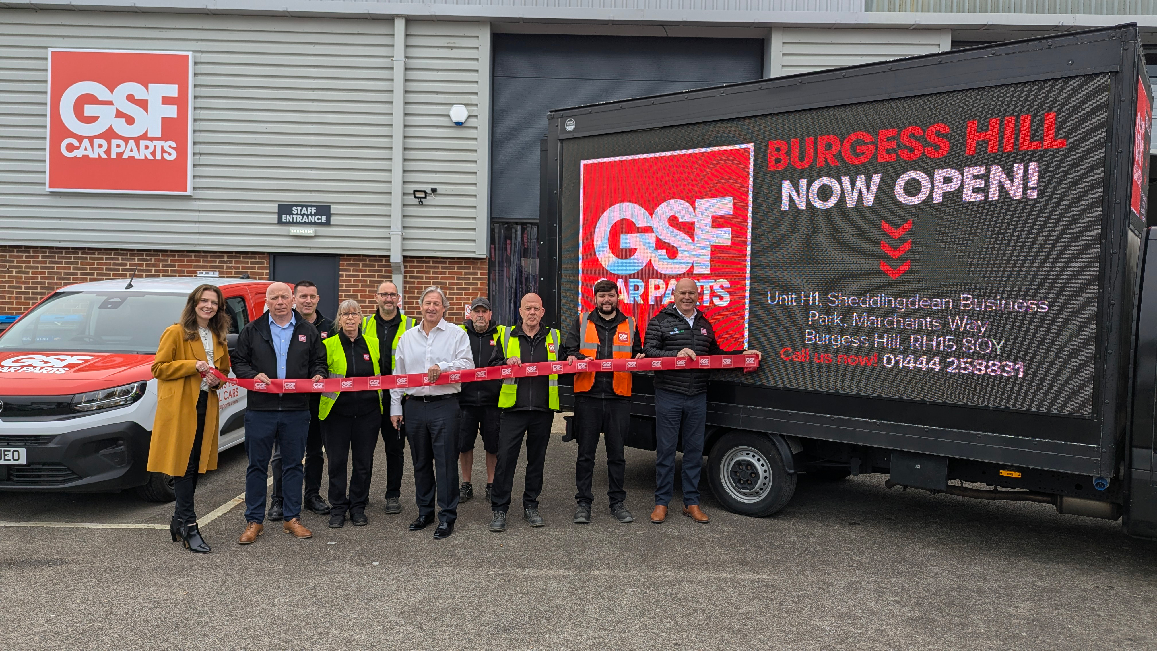 GSF Car Parts opens new Burgess Hill branch