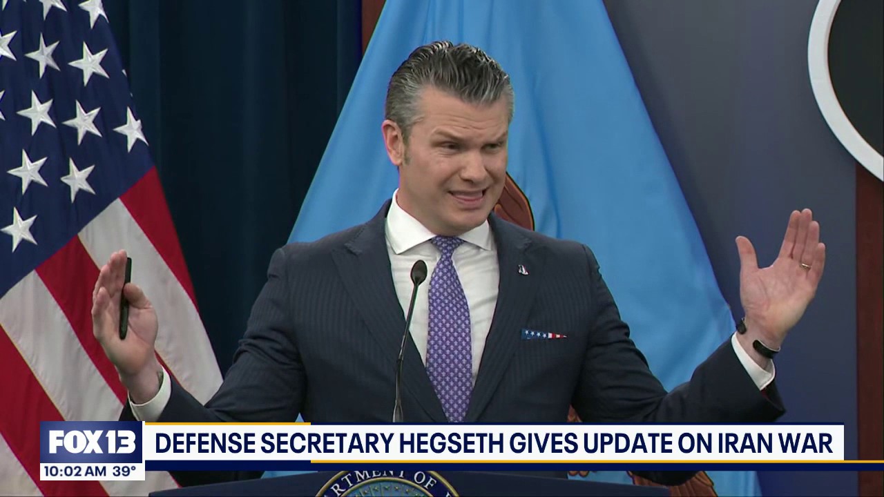 Pete Hegseth gives update on Iran war