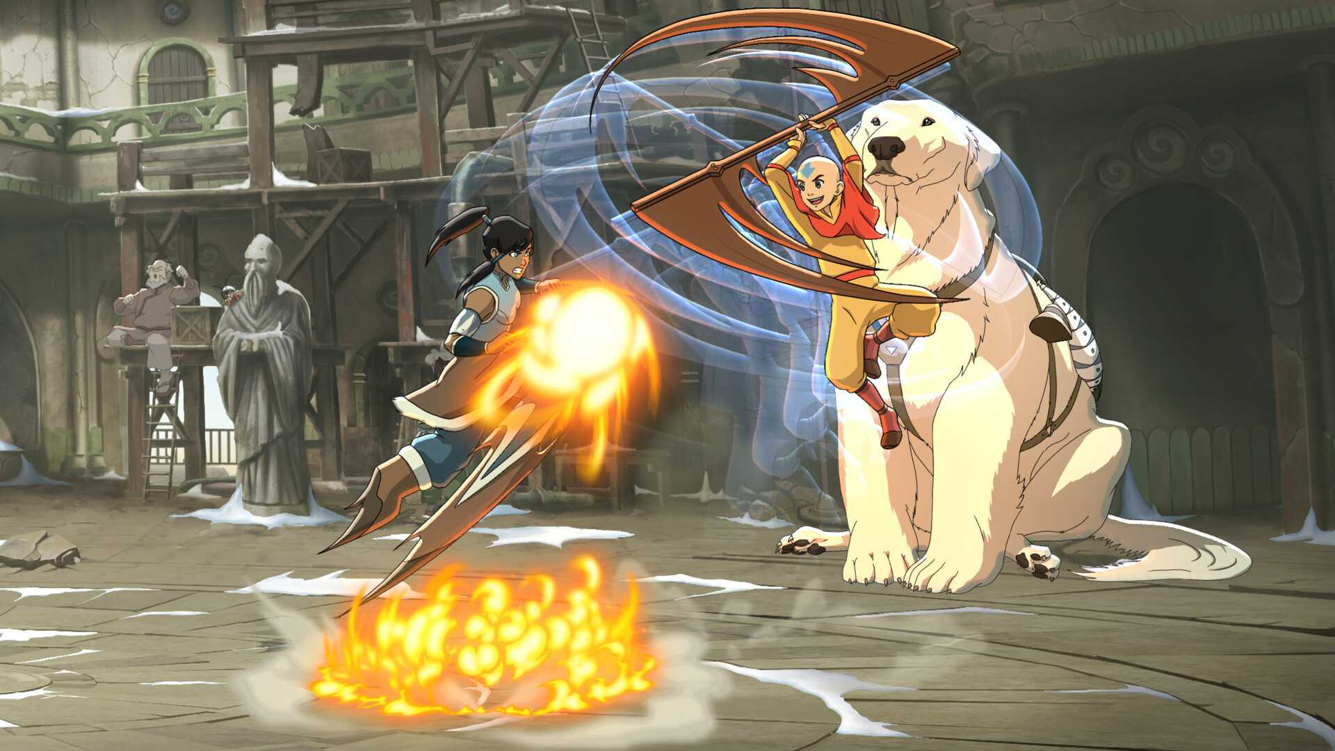 Avatar Legends The Fighting Game - Aang and Korra