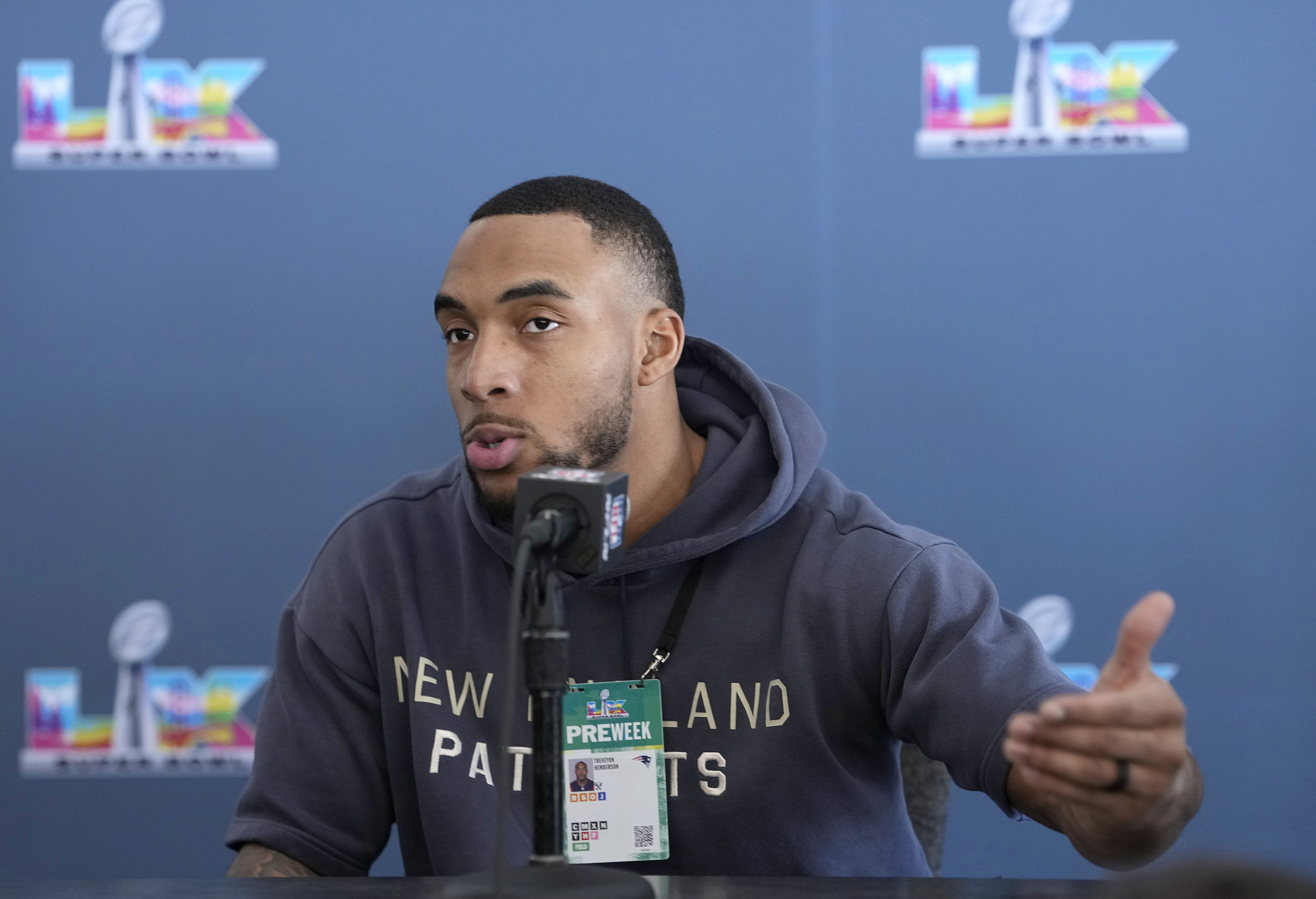 Mike Vrabel addresses TreVeyon Henderson's social media posts