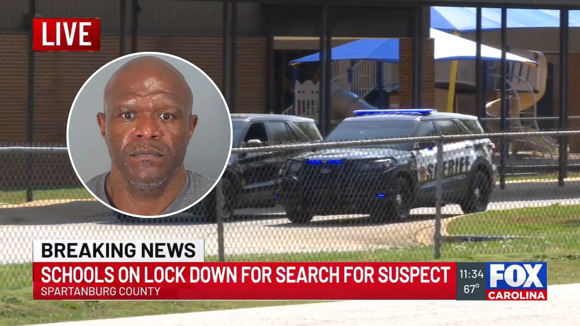 School lockdown suspect caught after manhunt