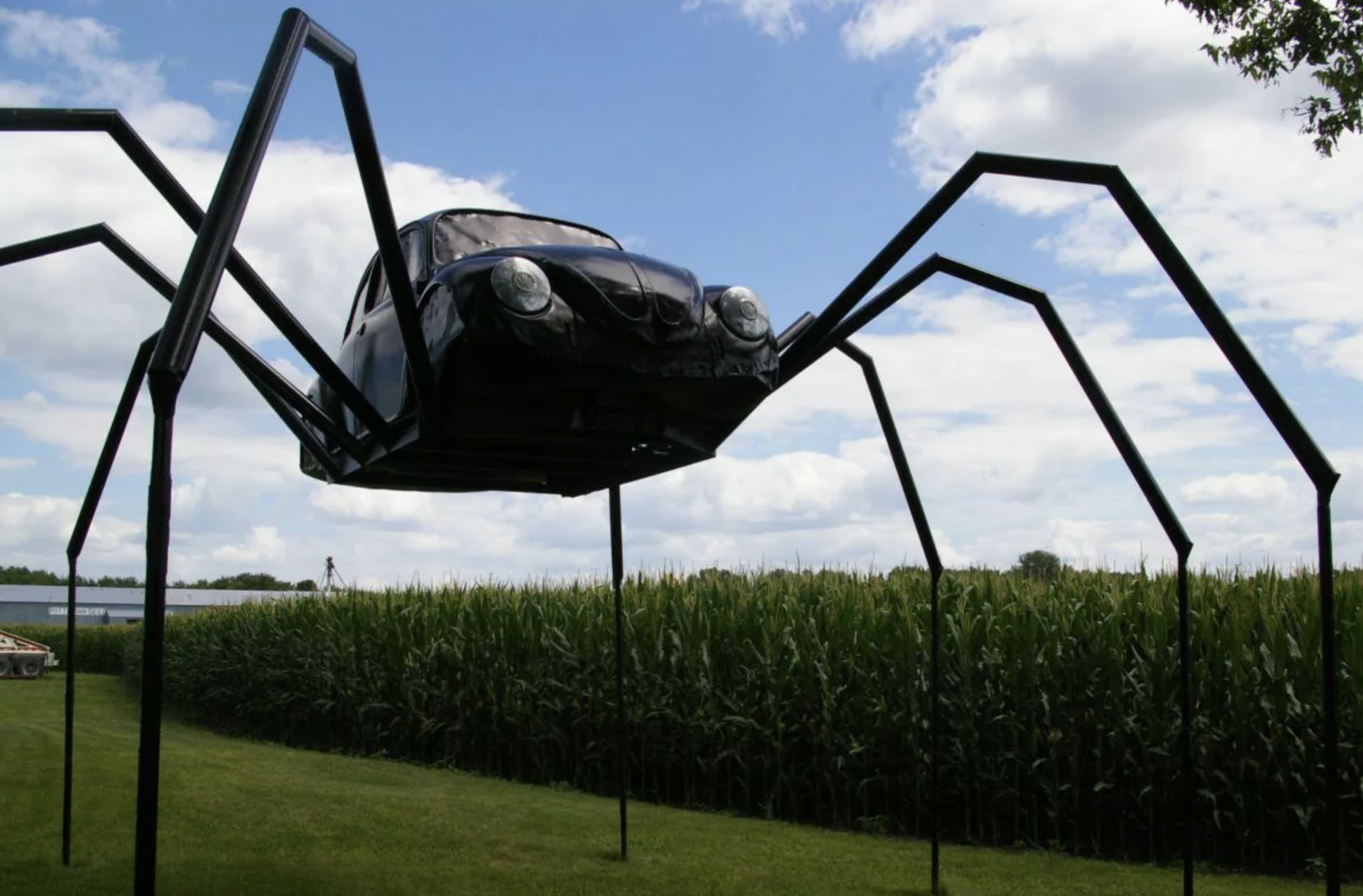 Volkswagen Beetle spider in Avoca, Iowa