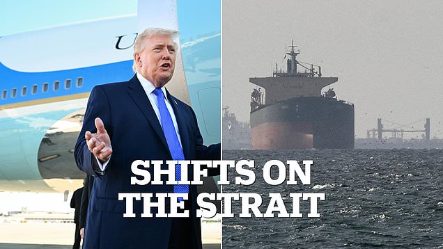 Trump's changing messages over the Strait of Hormuz
