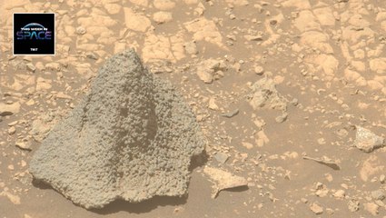 Weird hat-like rock spotted on Mars by Perseverance rover