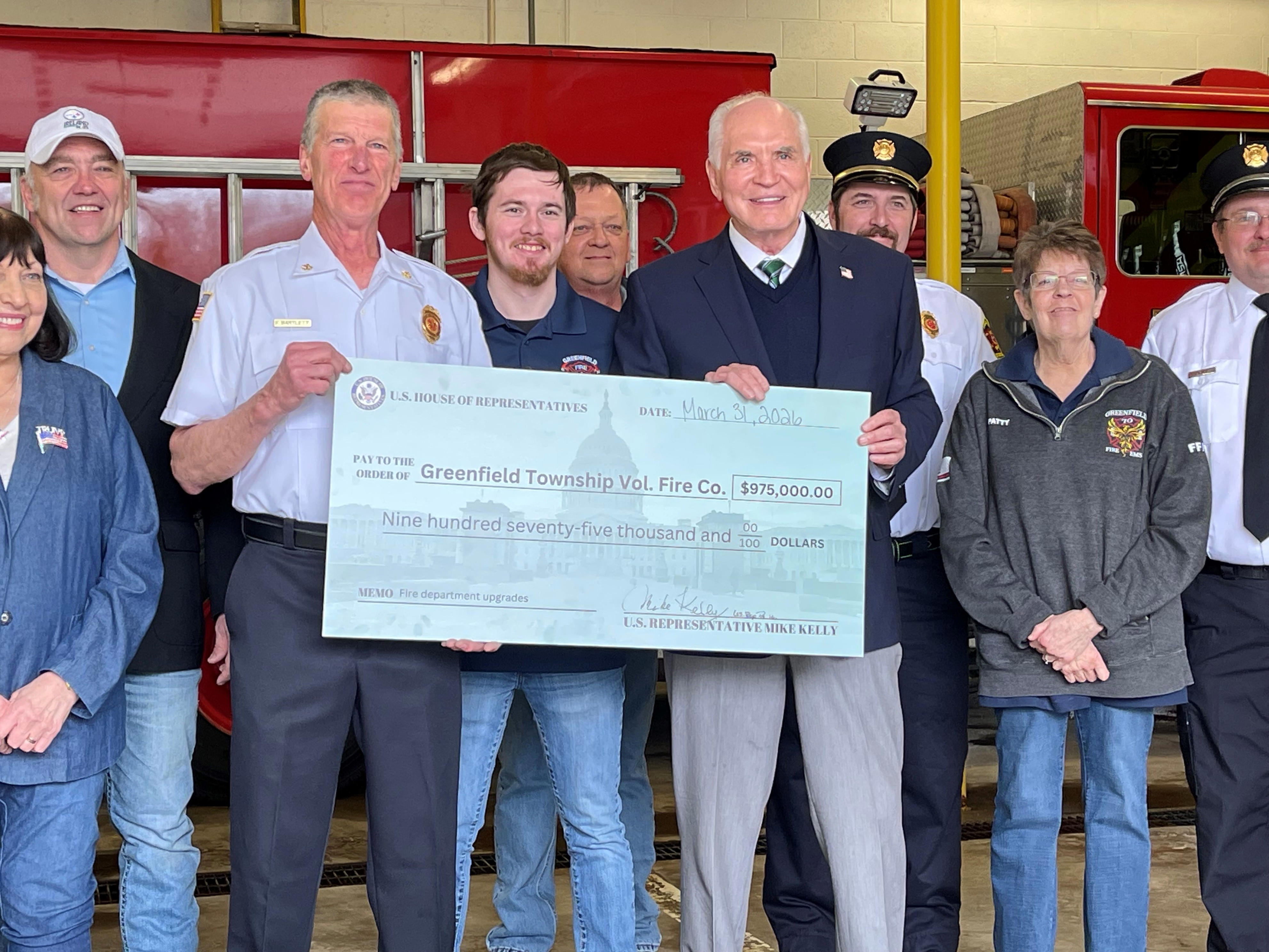 Erie County fire station receives nearly $1 million in federal funding