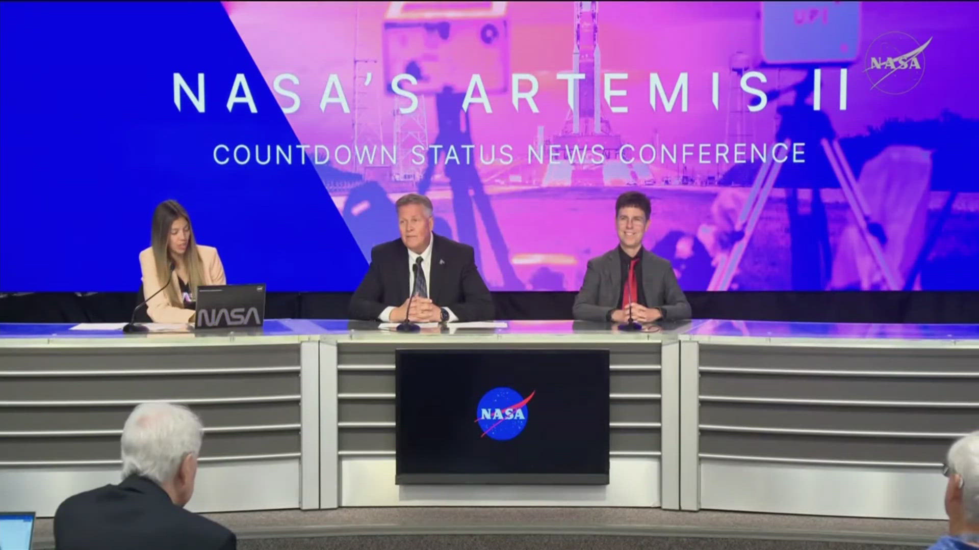 NASA holds news conference on Artemis II launch