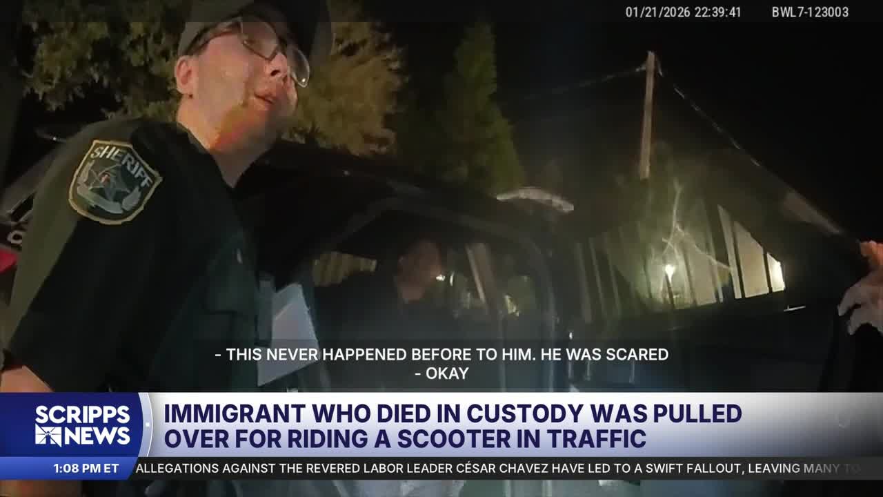 Police video shows arrest of 19-year-old immigrant who died in ICE custody