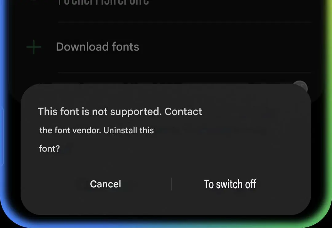 Samsung's March 2026 update breaking custom fonts on Galaxy phones