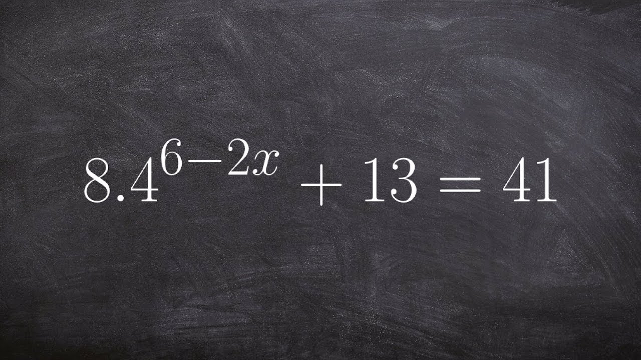 Solving exponential equations