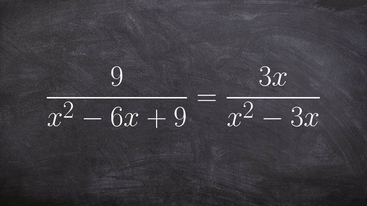 Solving a rational equation