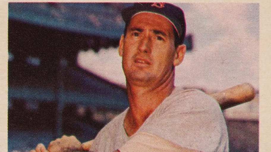 Four undervalued Ted Williams baseball cards