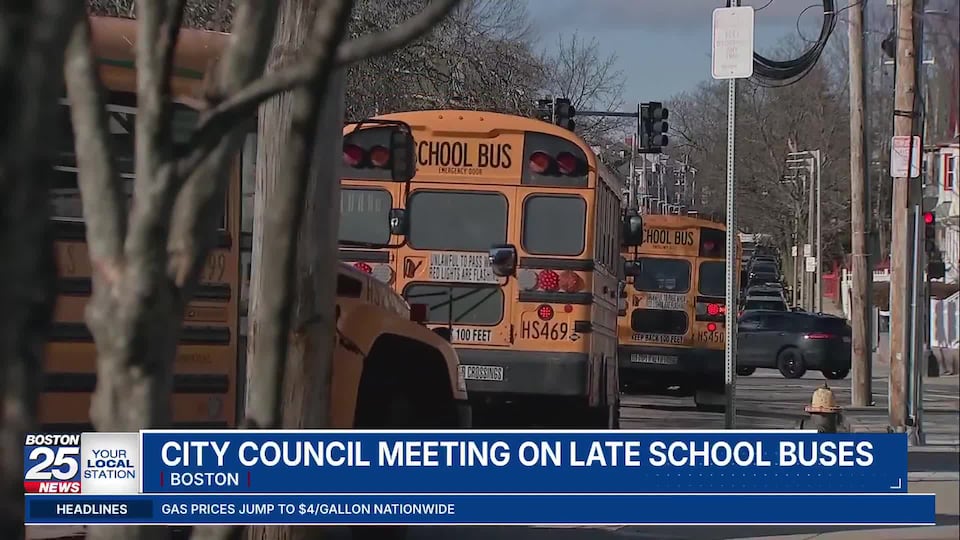 Boston city council considers fines for late buses as parents recount ...