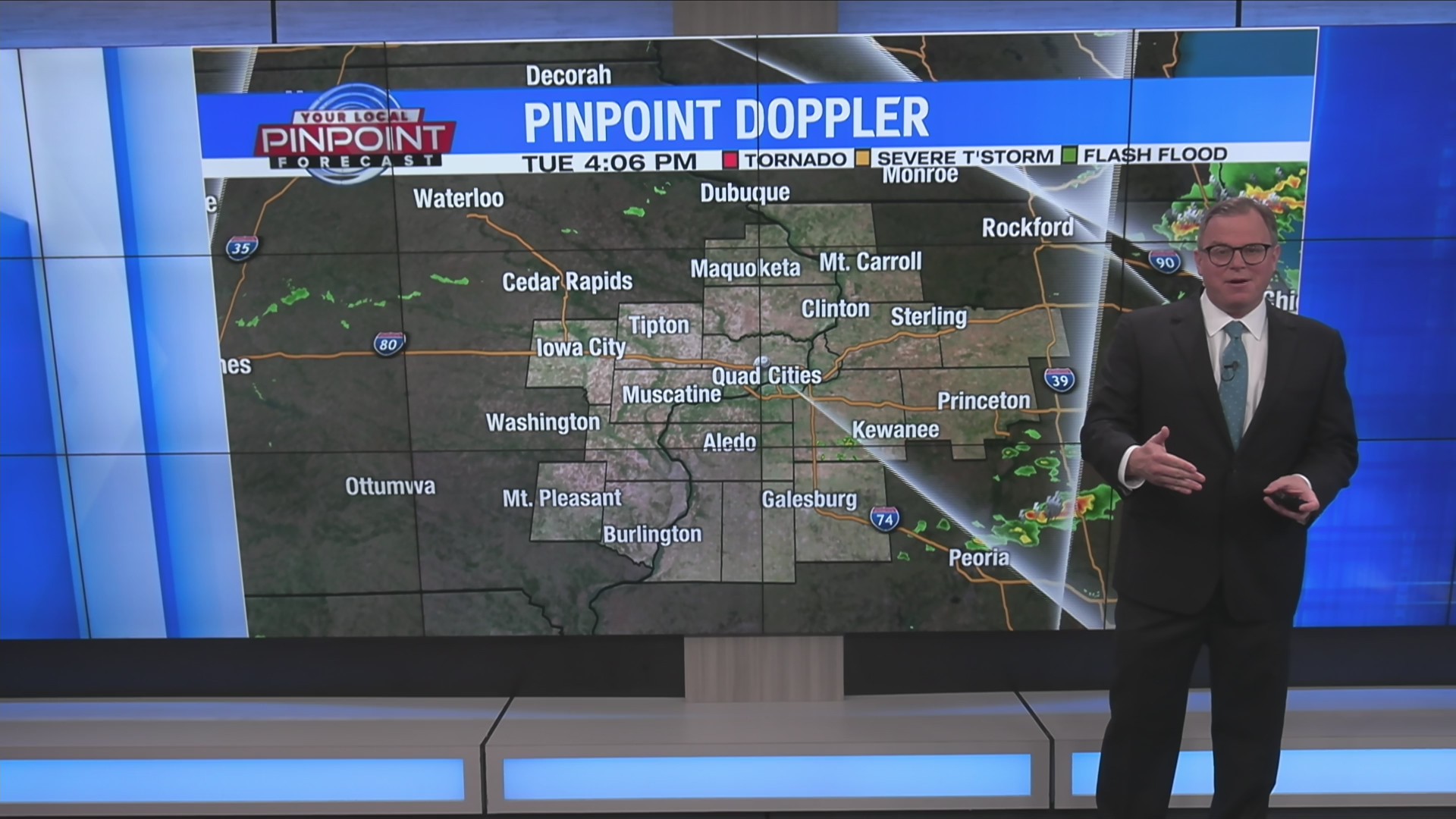 More showers/storms in the Quad Cities forecast