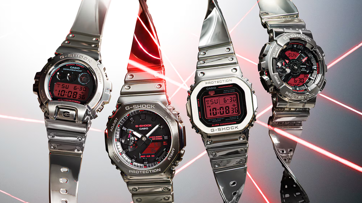 Casio's new G-Shock watches: Stylish metallic designs under $300