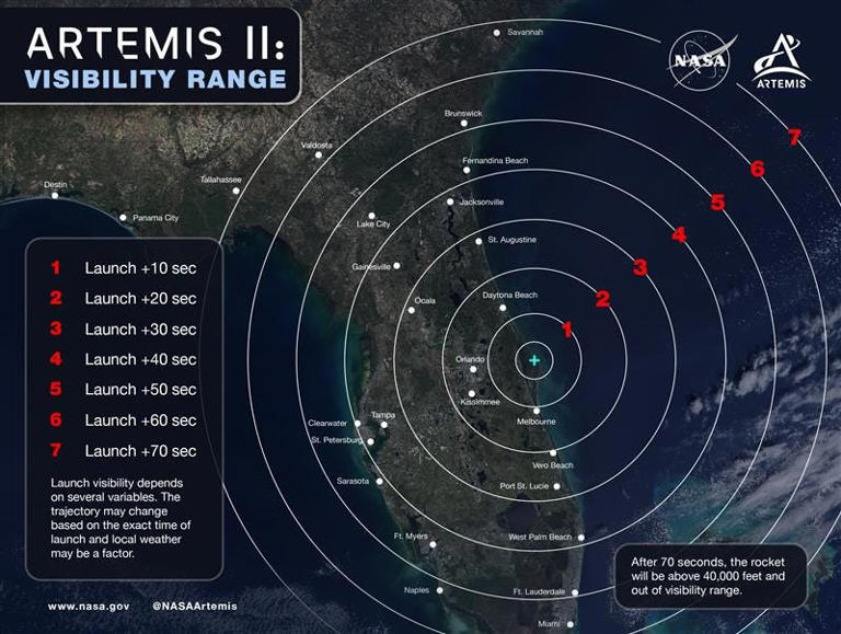 What time is Artemis launch today? Watch Artemis II launch in Northeast
