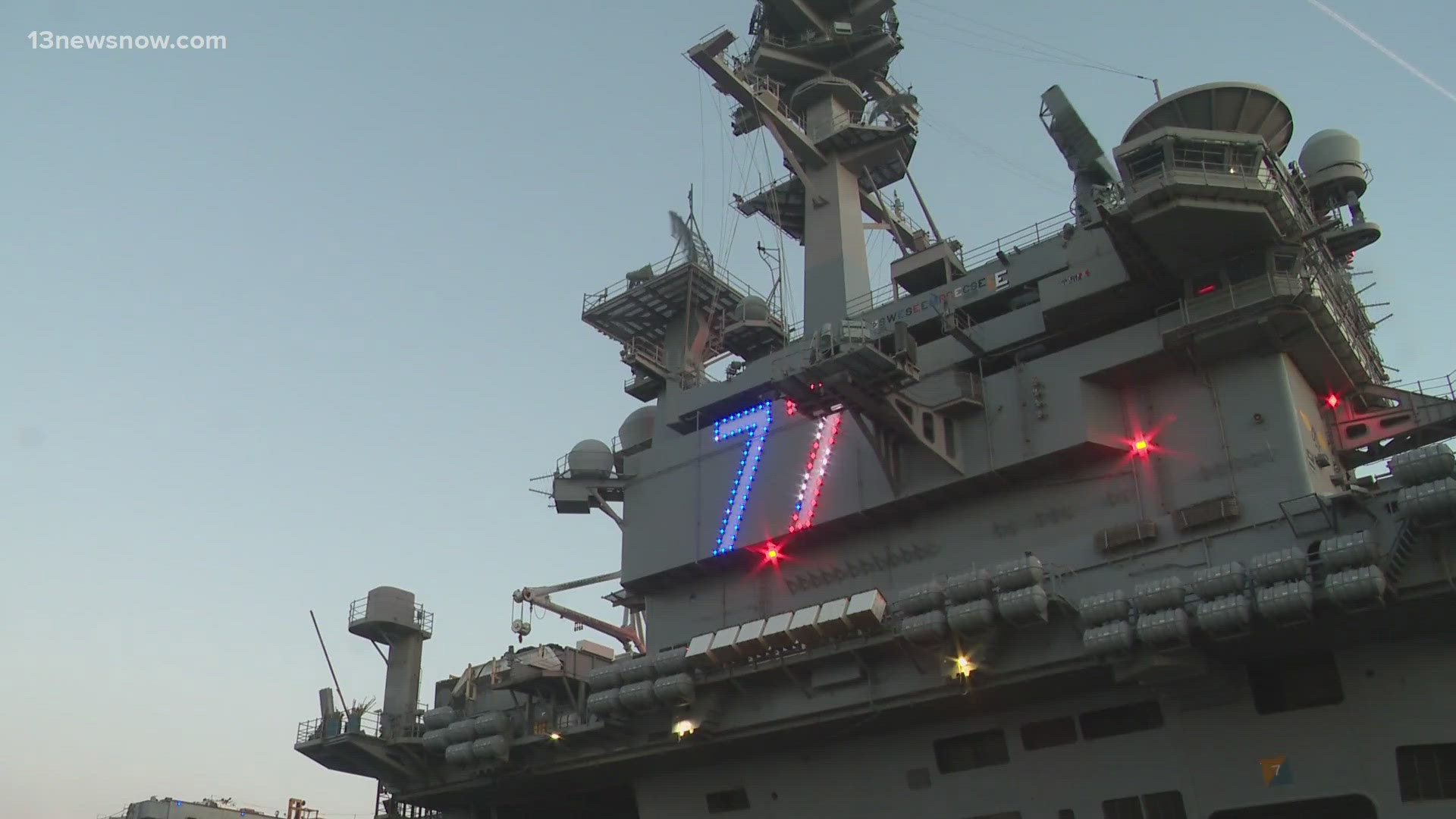 Families make emotional goodbyes as USS George HW Bush Strike Group ...