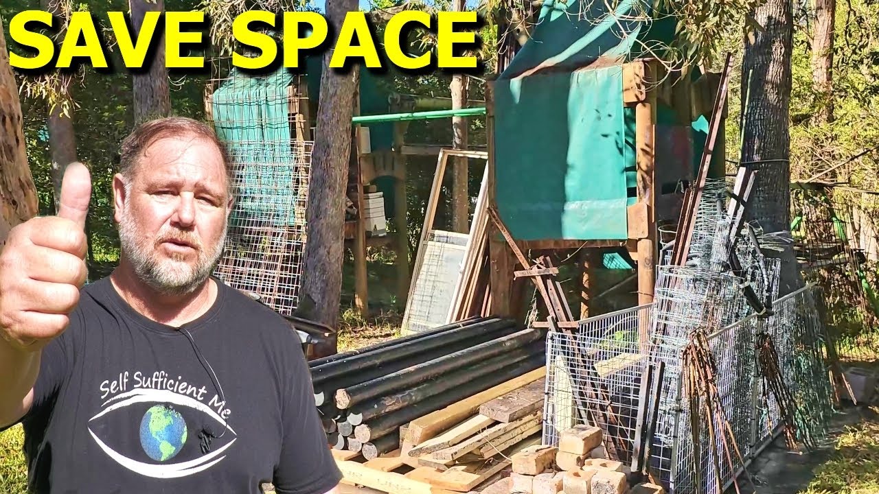 Old playgym makeover: Creative DIY outdoor storage for your garden
