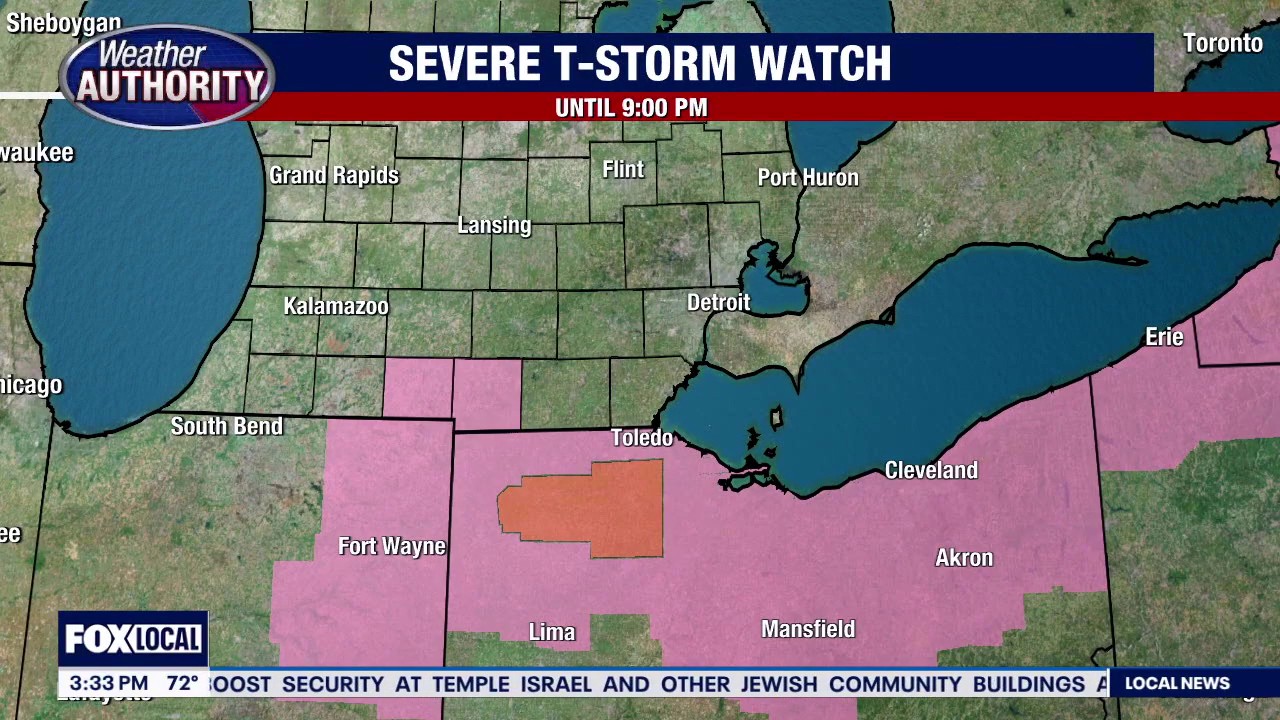 Severe storms to the south of metro Detroit, chances for active weather ...