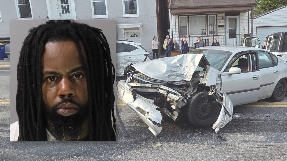 Harrisburg man crashes into several cars during high-speed chase: police