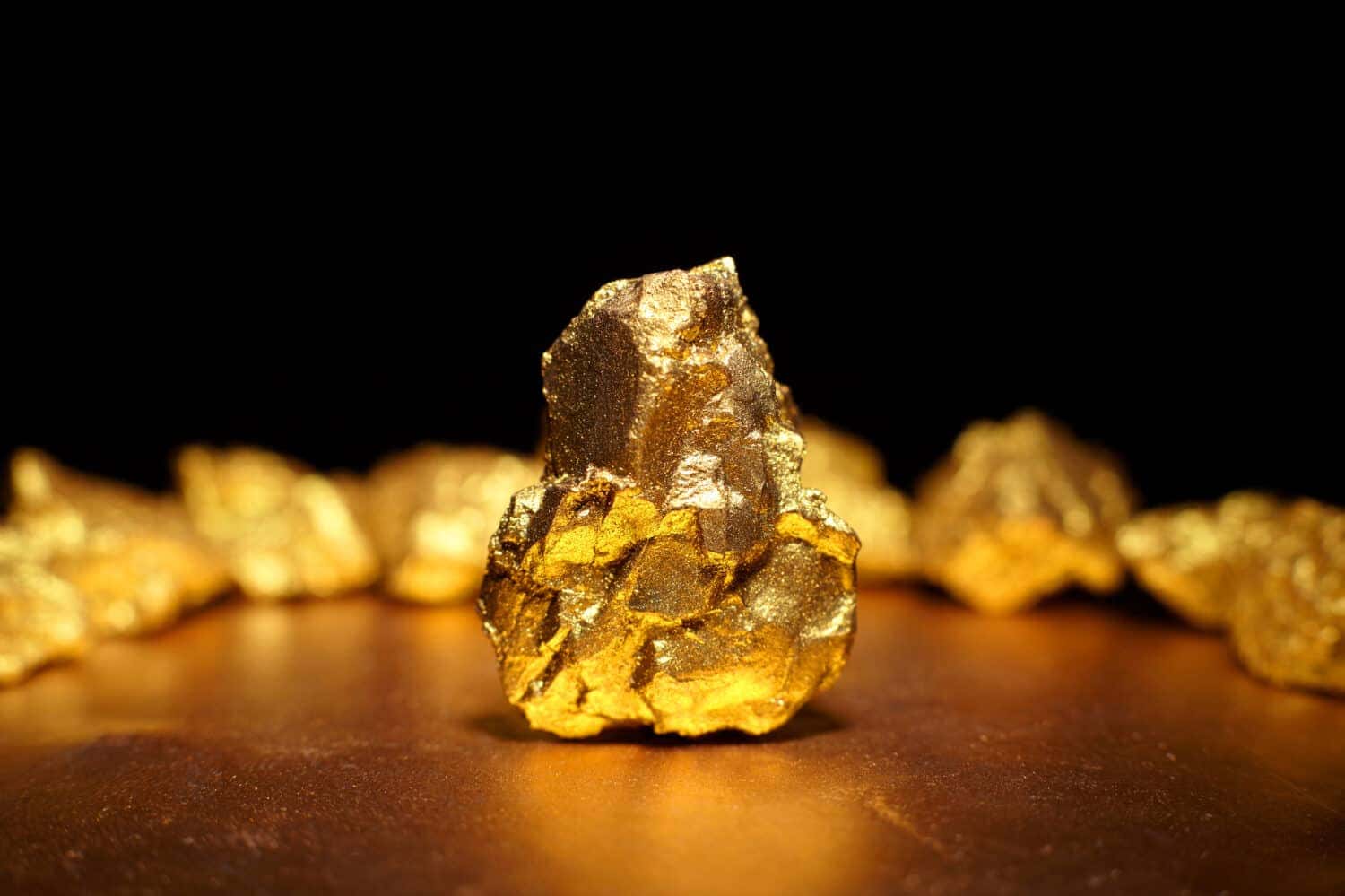 This massive gold nugget was as heavy as a grown man