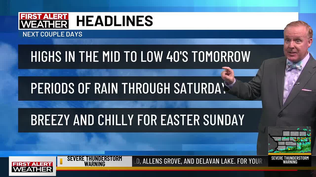A few more storms likely this afternoon