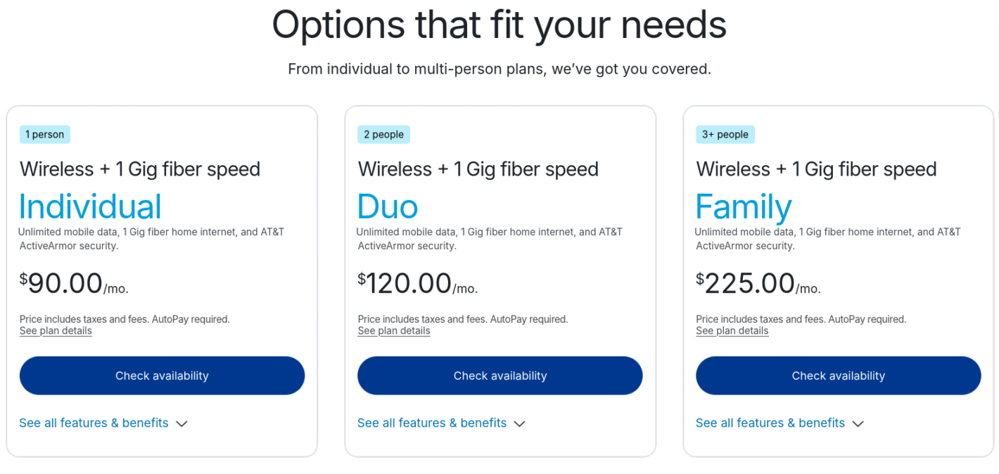 AT&T launches OneConnect subscription with unlimited mobile and home ...