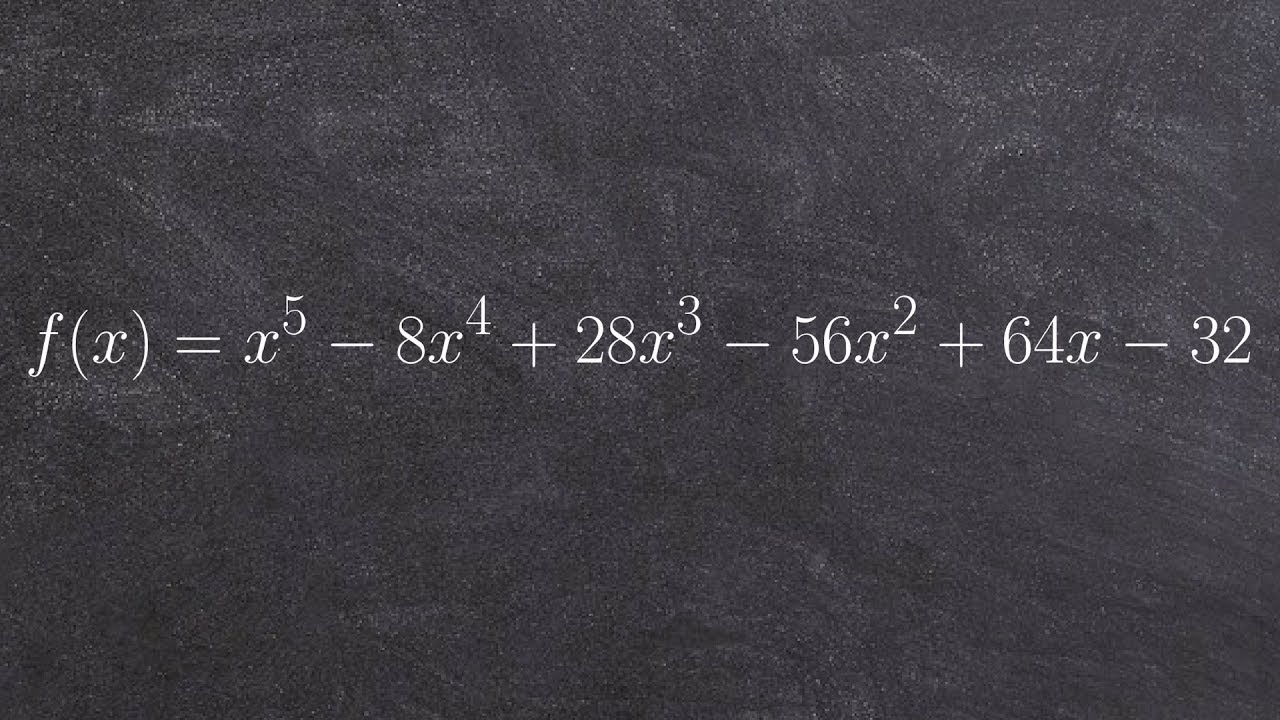 Use Descartes Rule of signs to determine the number of positive and ...