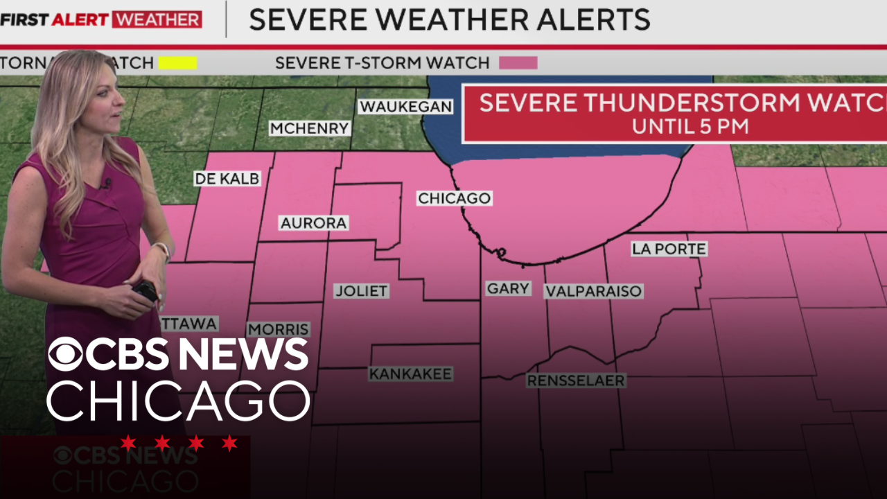 Severe thunderstorm warnings in effect for Chicago area