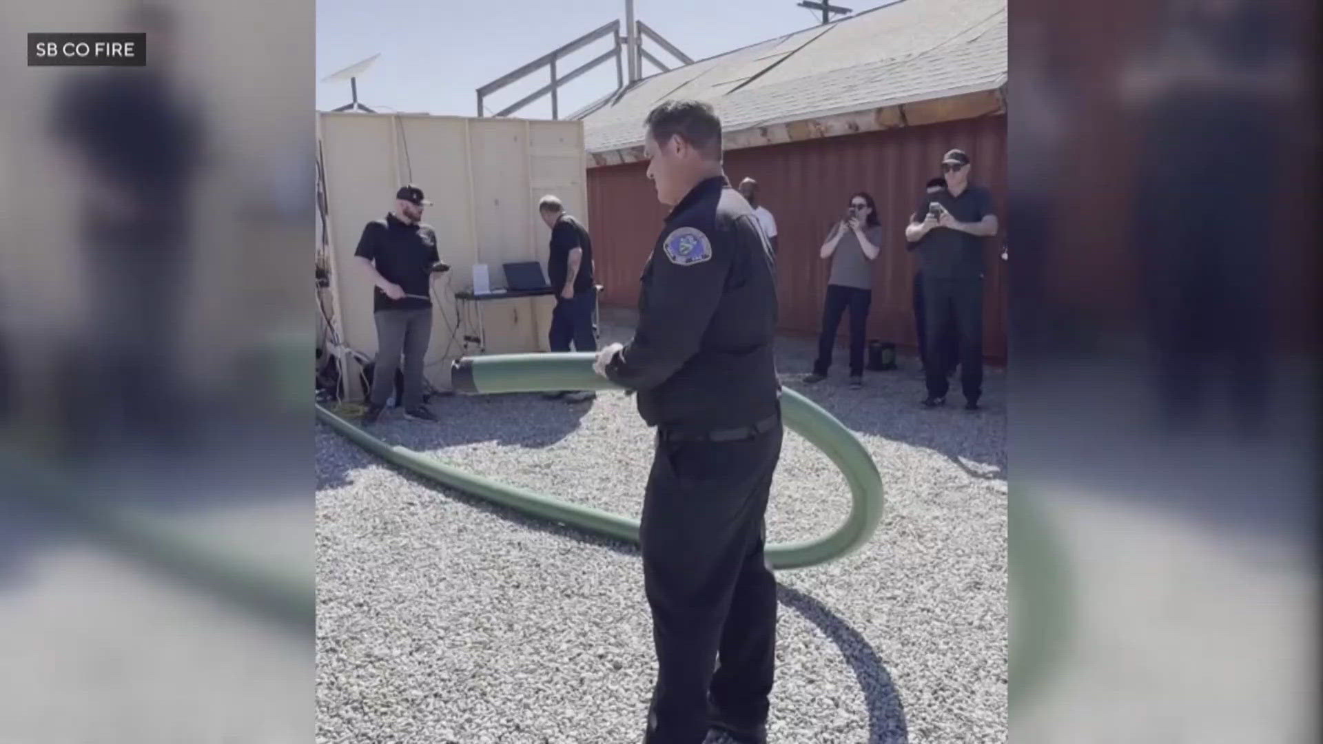 San Bernardino County Fire Department tests sound wave technology to ...