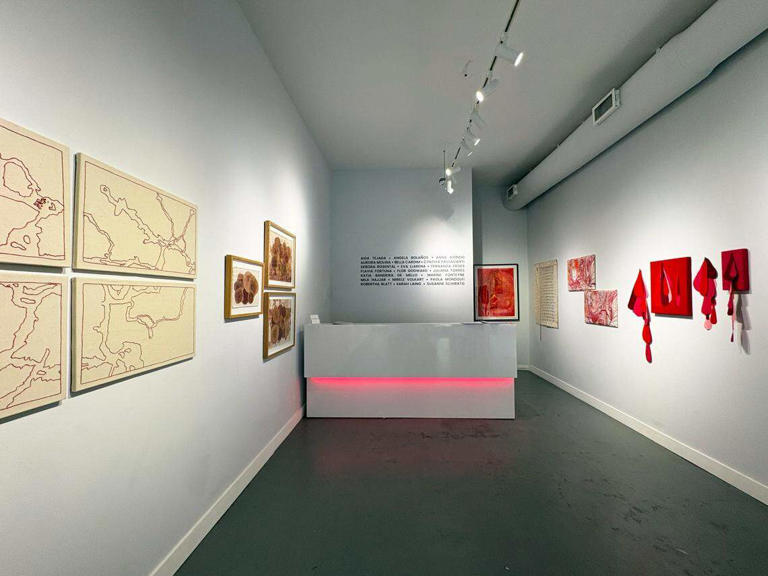 Under the red tent weaves memory, labor and community at CAMP Gallery