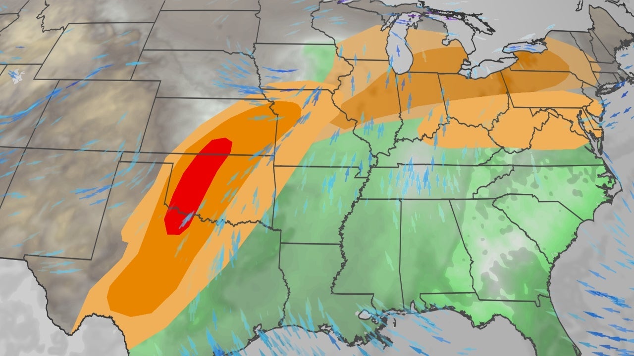 Severe storms threaten US into Easter weekend
