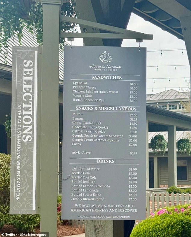 Fans left stunned by Masters food prices as 2026 concessions are revealed