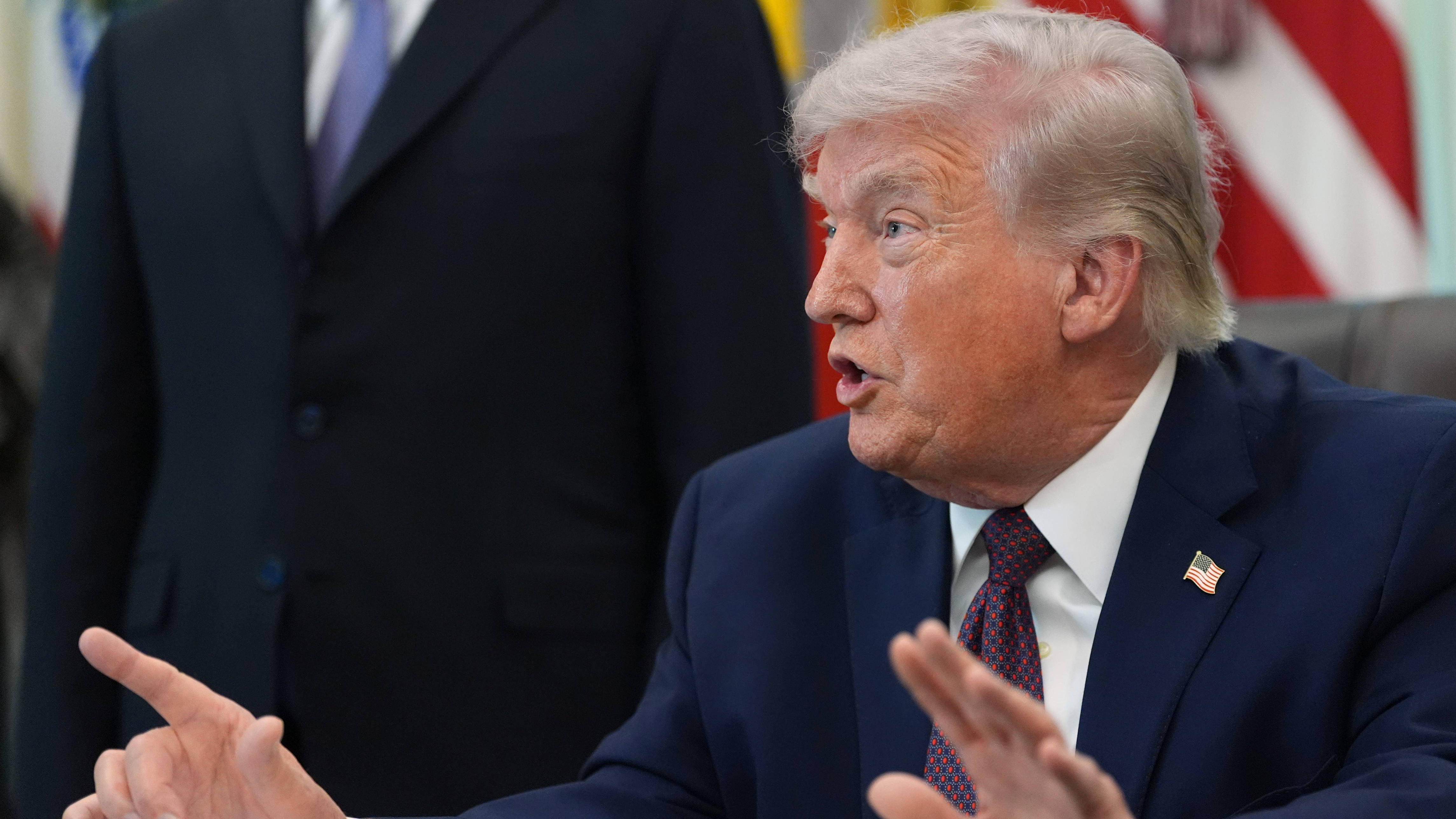 Trump says securing Strait of Hormuz is 'not for us'