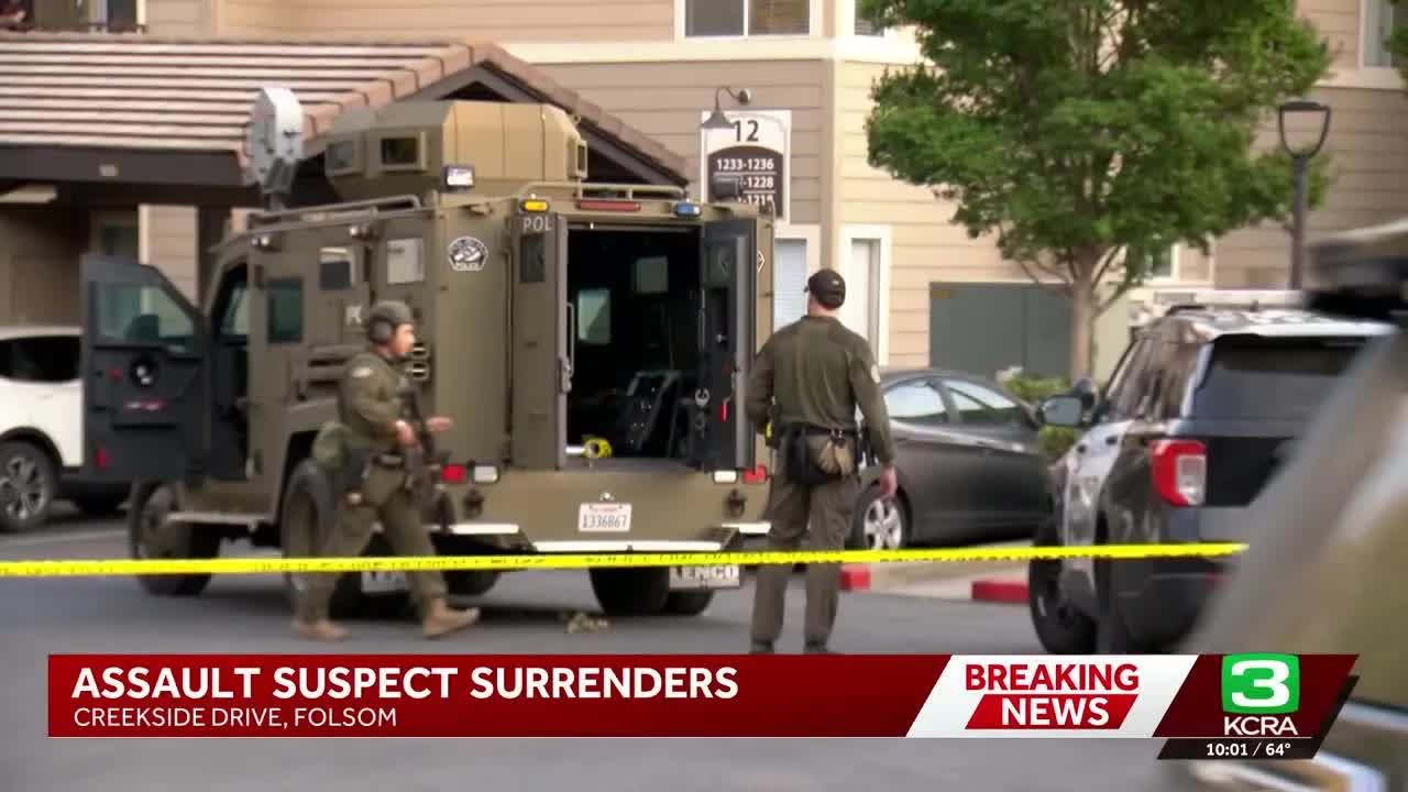 Folsom man accused of assault arrested after barricading inside apartment