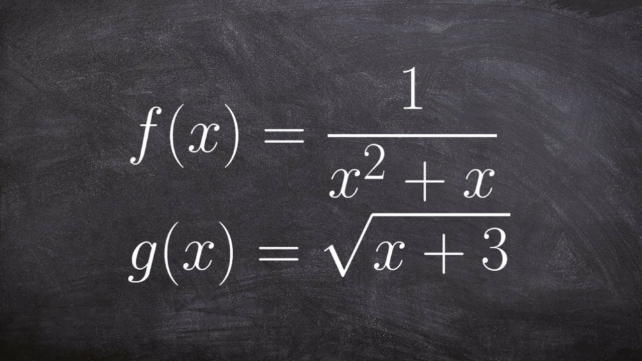 Multiplying two functions to determine the domain